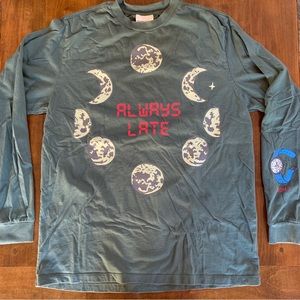 Teddy Fresh Always Late Green Top - Unisex M